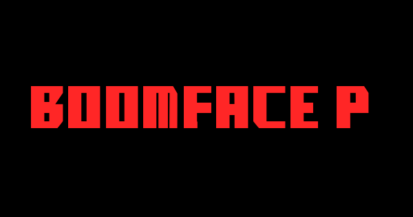Boomface PG font thumbnail